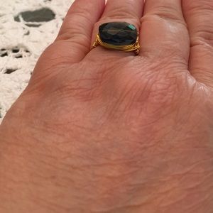 London blue topaz ring made to order